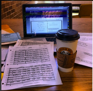 Trying to study at WIU's Library